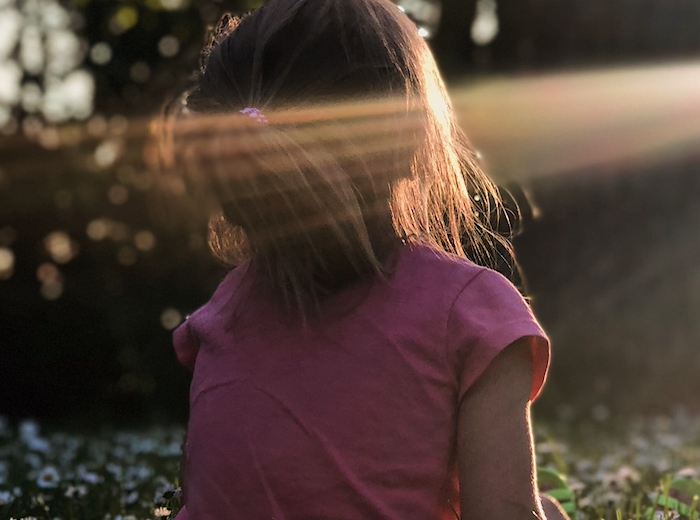 Girl in sunlight