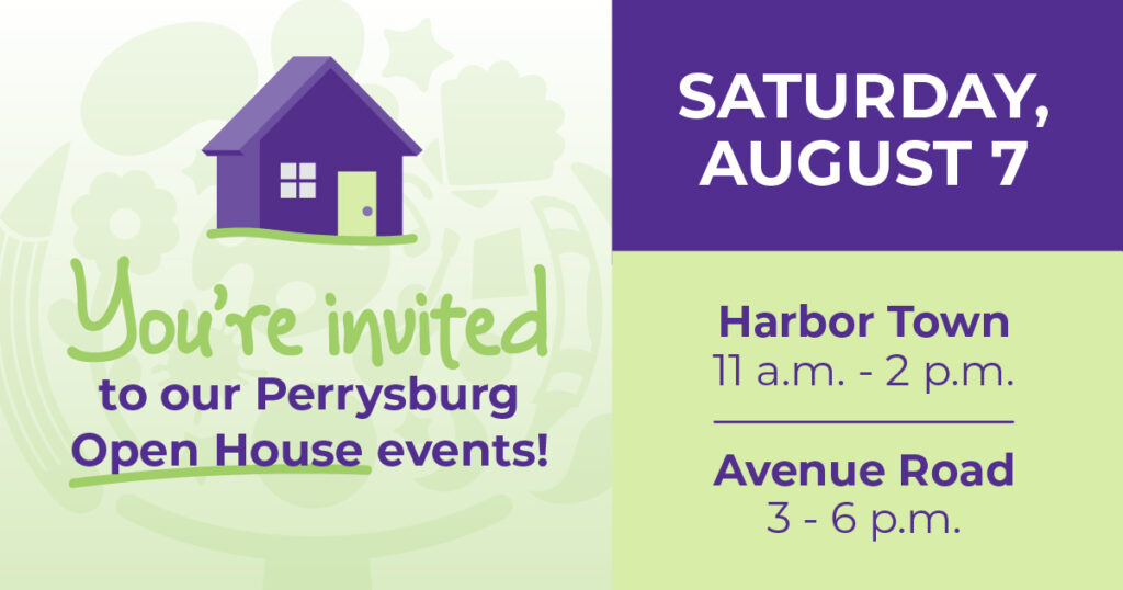Perrsyburg Open House Events flyer