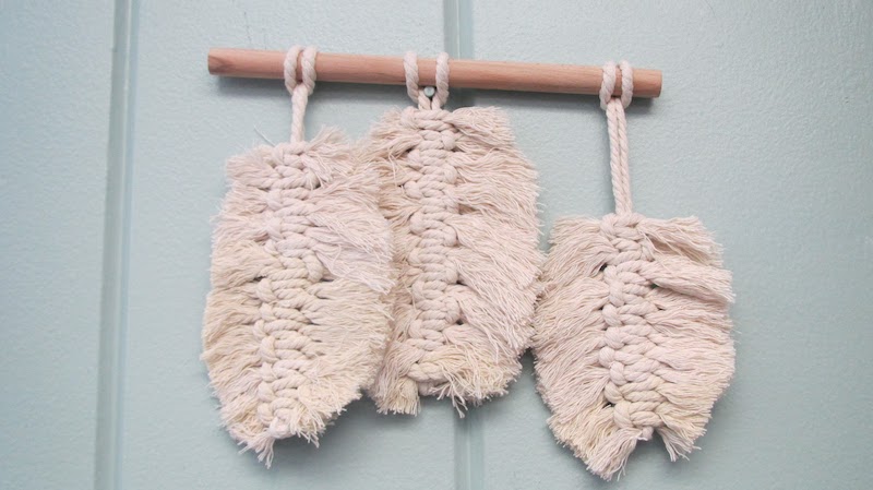 Woven bird feathers