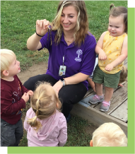 Children engaging in learning