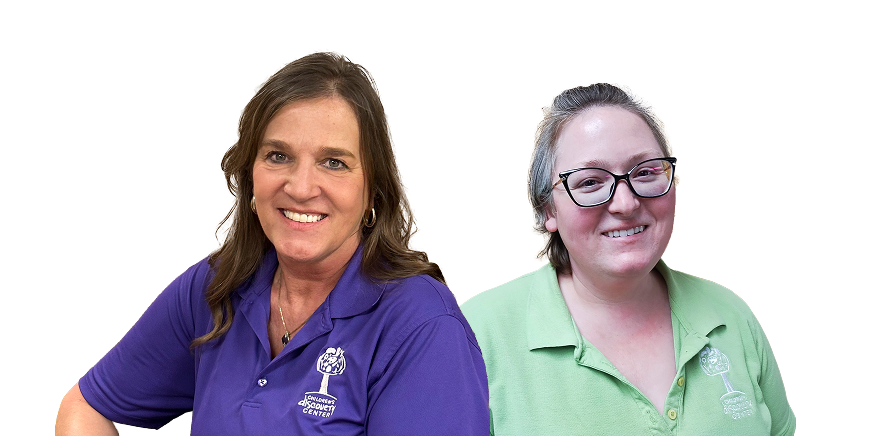 Two CDC staff members